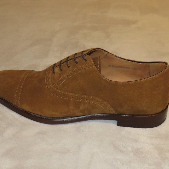 Ralph Lauren Purple Label Snuff Denver Suede Leather Dress Shoe 7.5 D NIB $1,250 main image 9
